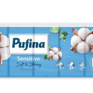 Batiste nazale Pufina Sensitive , 3 straturi, 10 pachete
