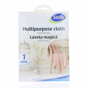 Laveta Magica, universala, antialergica, verde, Stella, 32 x 32 cm