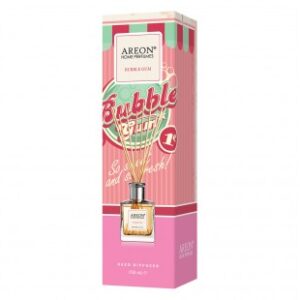 Odorizant camera cu betisoare Areon Home Perfume, 150 ml, Bubble Gum