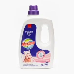 Detergent gel concentrat pentru rufe Sano Maxima Baby, 60 spalari, 3 l