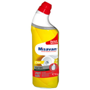 Solutie curatare toaleta Misavan Gel Wc Clor 4in1 1l