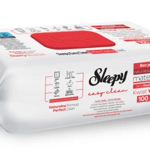 Șervețele umede Sleepy Easy Clean Cherry Blossom multisuprafețe, 100 buc