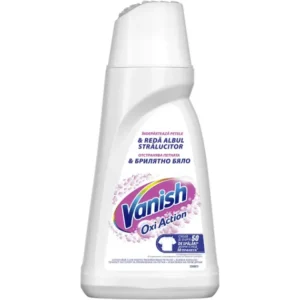 Solutie pentru indepartarea petelor pentru haine albe Vanish Oxi Action, 1L
