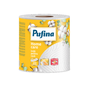 Rola prosoape hartie, Pufina, 245 foi, 50 m, 2 straturi