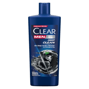 Clear Men Deep Clean 610 ml – Șampon Anti-Mătreață cu Extract de Mentă & Ulei de Arbore de Ceai