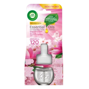 Rezervă odorizant electric de cameră Air Wick, Magnolie și Flori de Cireș, 19ml